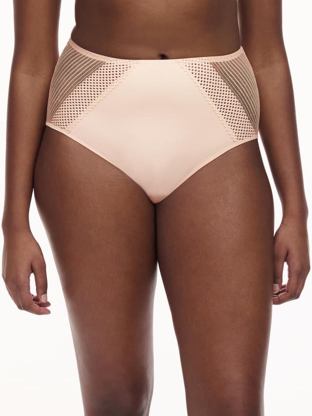 Chantelle Culotte Taille Haute - Beige Doré - Play