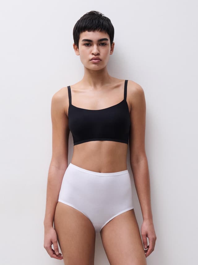 Chantelle Culotte Taille Haute - Blanc - Basic Cotton