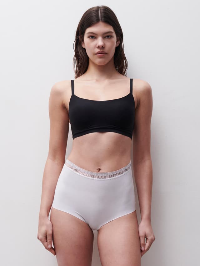 Chantelle Culotte Taille Haute - Blanc - Cozy Chic