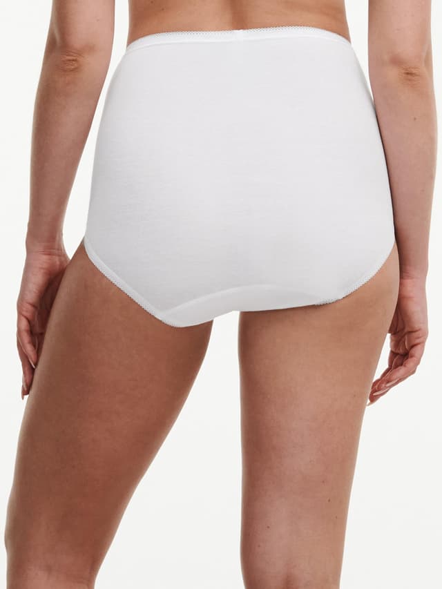 Chantelle Culotte Taille Haute - Blanc - Debbie