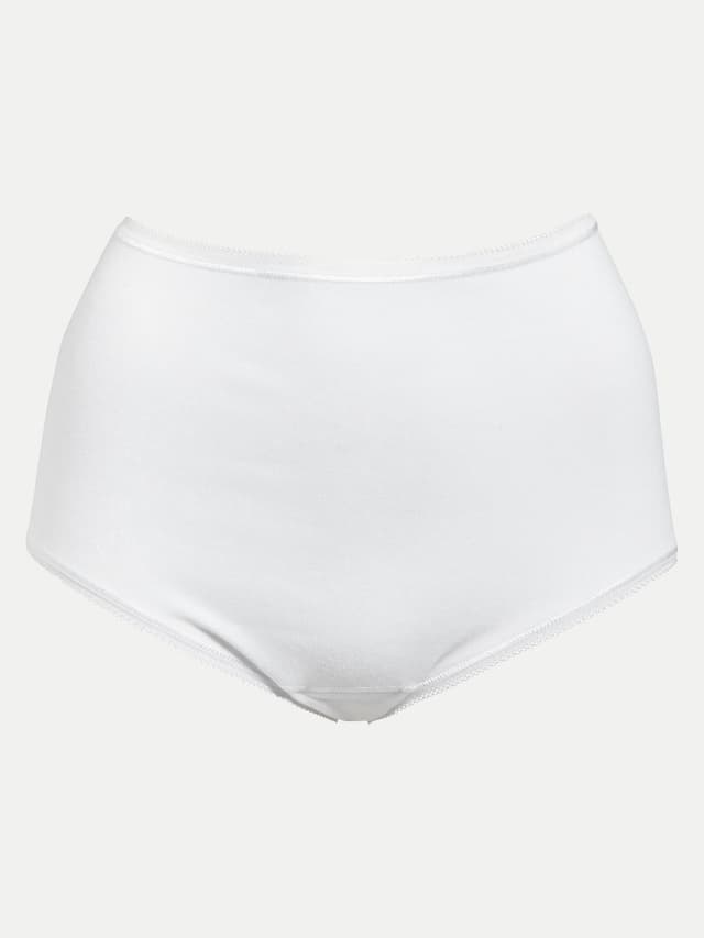 Chantelle Culotte Taille Haute - Blanc - Debbie