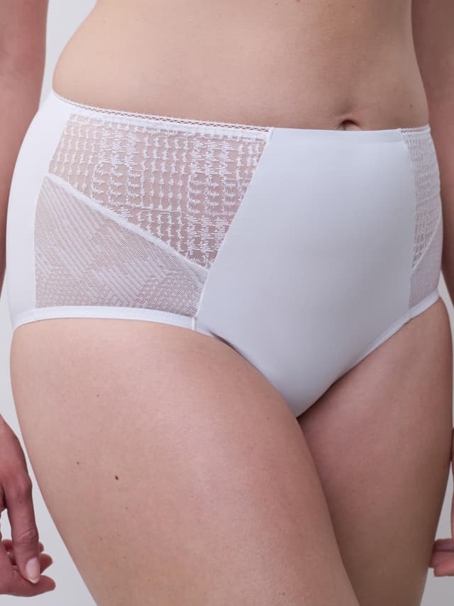 Chantelle Culotte Taille Haute - Blanc - Intrigue