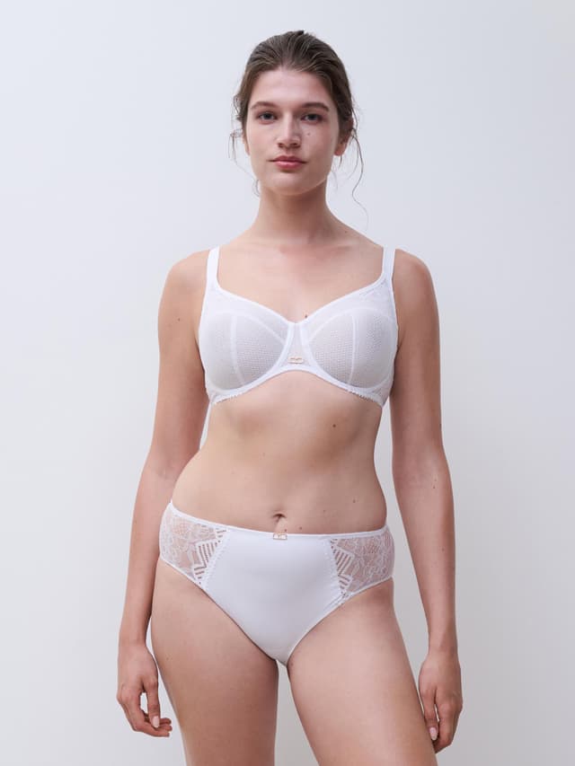 Chantelle Culotte Taille Haute - Blanc - Origins