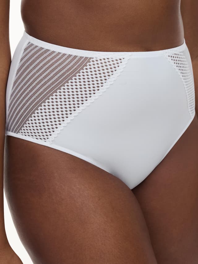 Chantelle Culotte Taille Haute - Blanc - Play