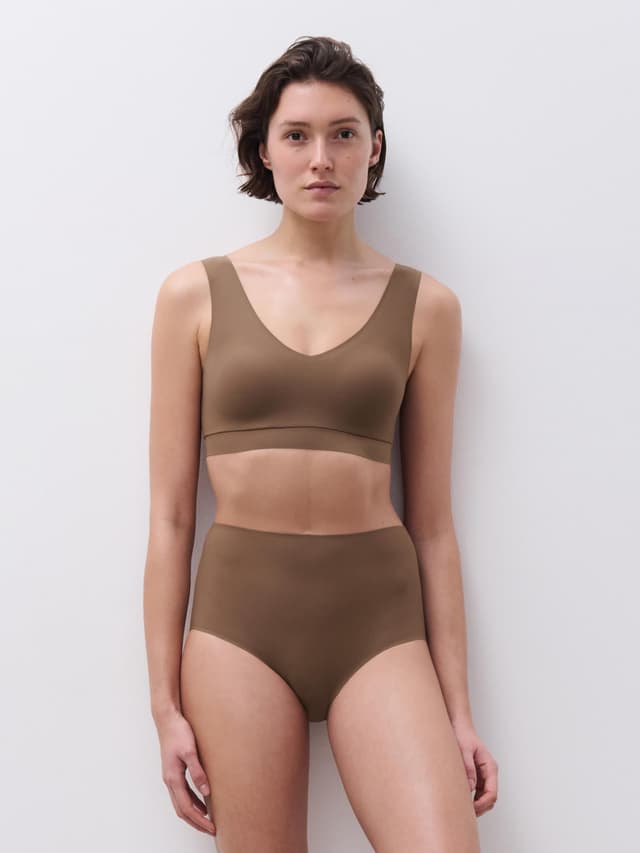 Chantelle Culotte Taille Haute - Cacao - SoftStretch