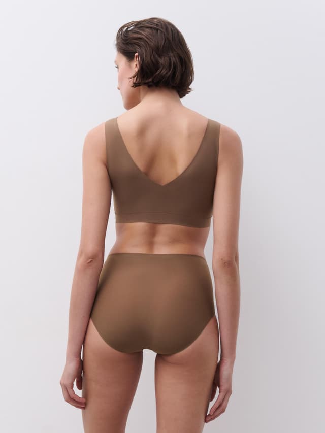 Chantelle Culotte Taille Haute - Cacao - SoftStretch