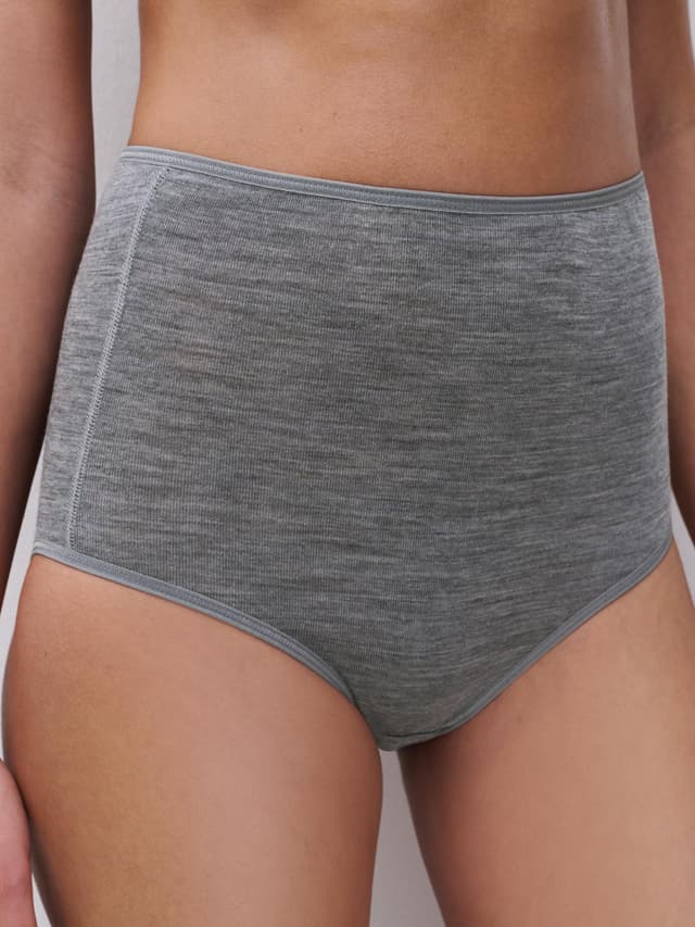 Chantelle Culotte Taille Haute - Gris Chiné - Juliana