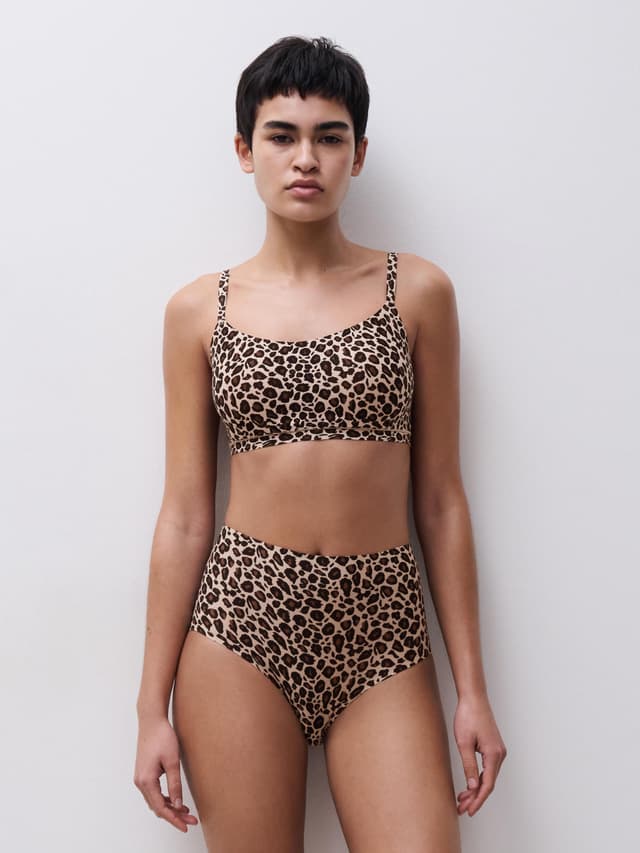 Chantelle Culotte Taille Haute - Léopard - SoftStretch