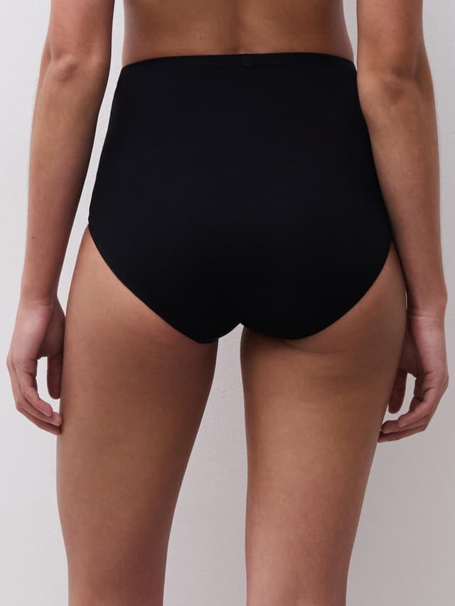 Chantelle Culotte Taille Haute - Noir - Basic Cotton