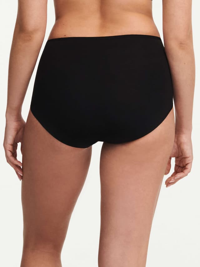 Chantelle Culotte Taille Haute - Noir - Basic Lace