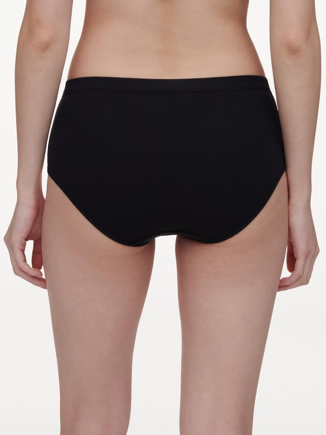 Chantelle Culotte Taille Haute - Noir - Cotton Comfort