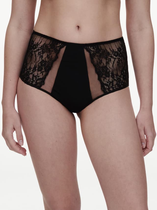 chantelle Culotte taille haute - Noir - Crush