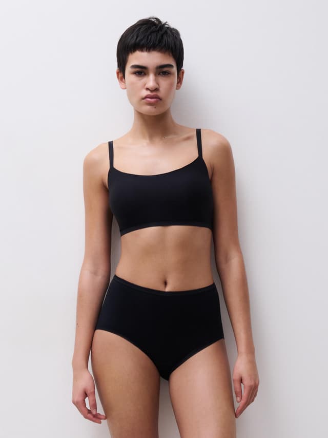 Chantelle Culotte Taille Haute - Noir - Debbie