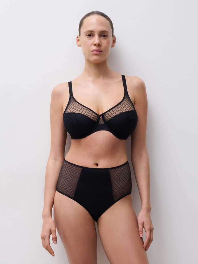 Chantelle Culotte Taille Haute - Noir - Norah Chic