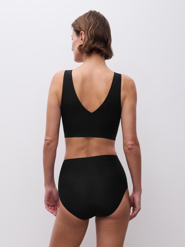 Chantelle Culotte Taille Haute - Noir - SoftStretch