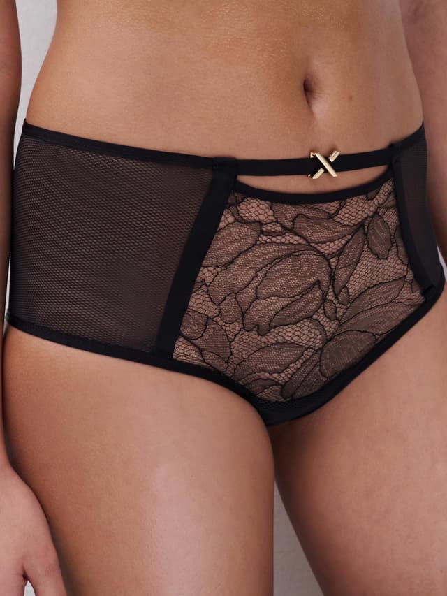 Chantelle Culotte Taille Haute - Noir - Xquisite