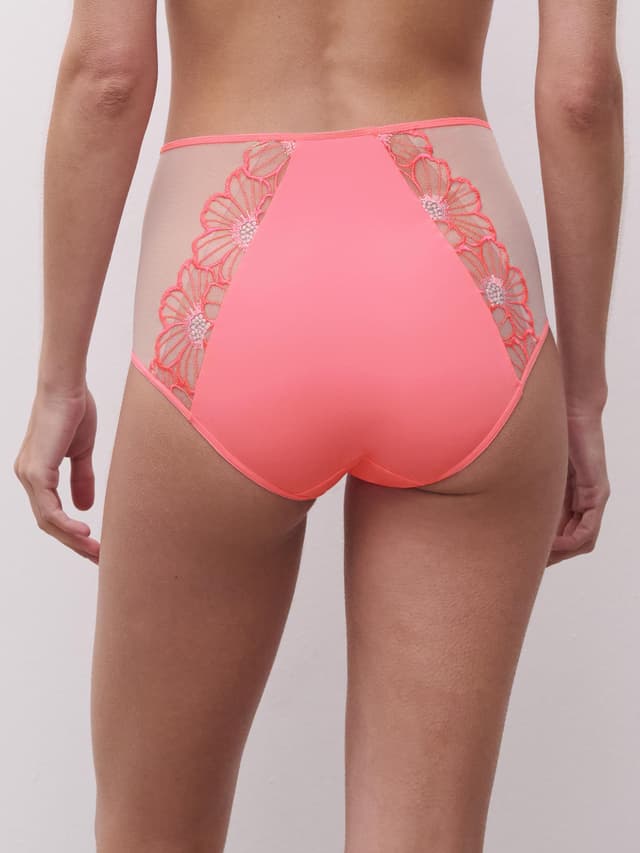 Chantelle Culotte Taille Haute - Rose Miami - Lush