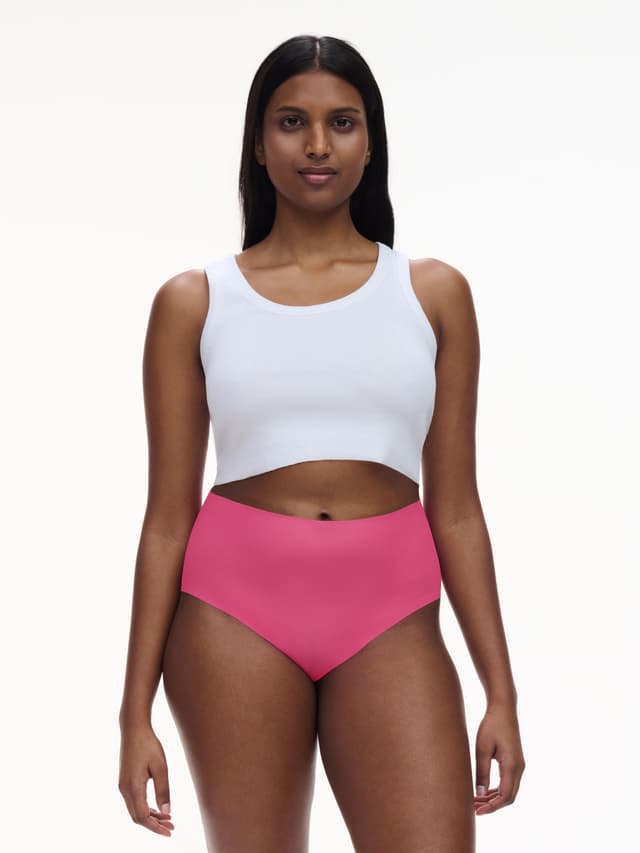 Chantelle Culotte Taille Haute - Rose Pitaya - Pulpies