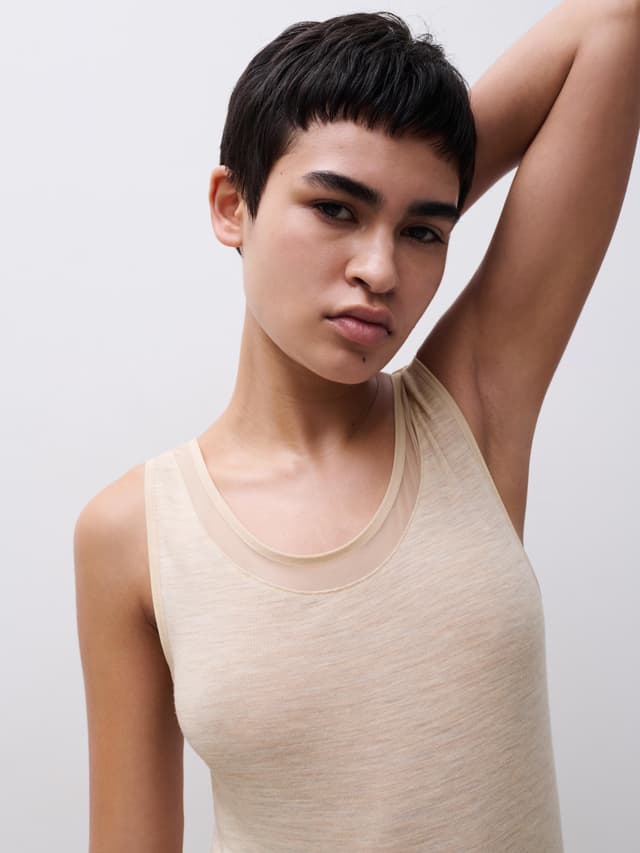 Chantelle Débardeur - Beige Chiné - Juliana