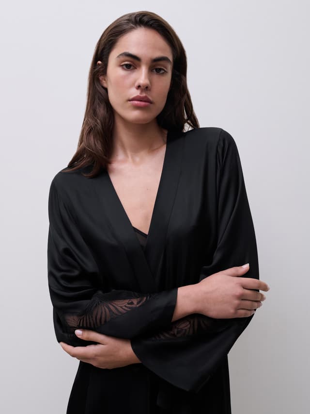 Chantelle Kimono - Noir - Legend