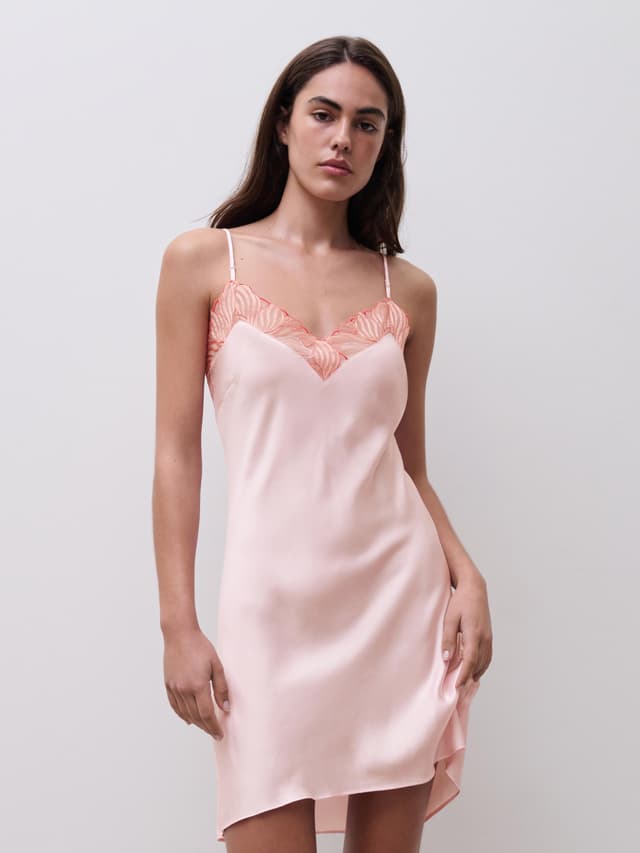 chantelle Nuisette - Rose nymphea / Corail - Legend