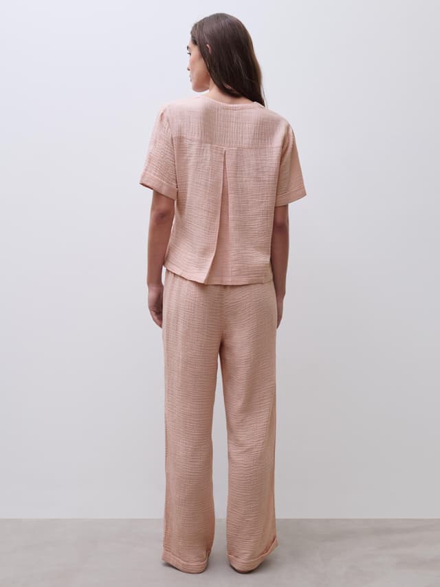 Chantelle Pantalon - Smoke Rose - Saga