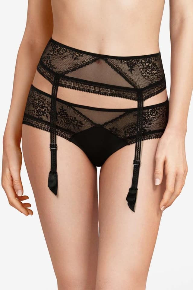 chantelle Porte-jarretelles - Noir - Maddie