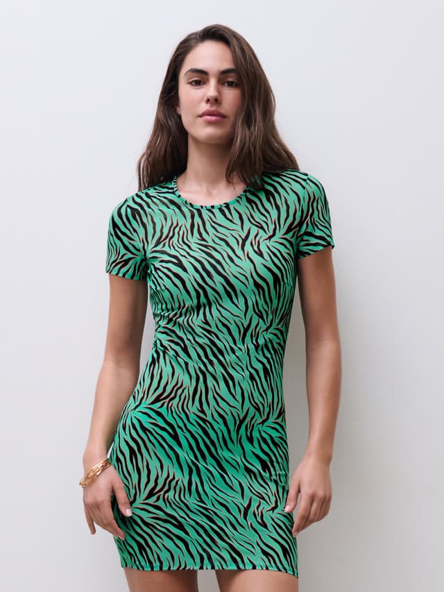 Chantelle Robe - Zèbre Emeraude - Pulse