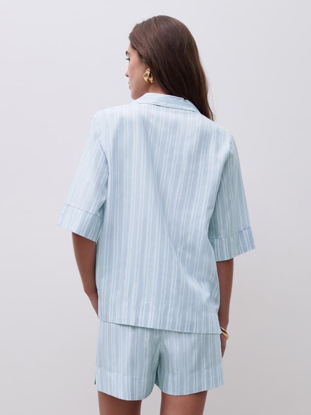 Chantelle Short - Jacquard Blue - Myth