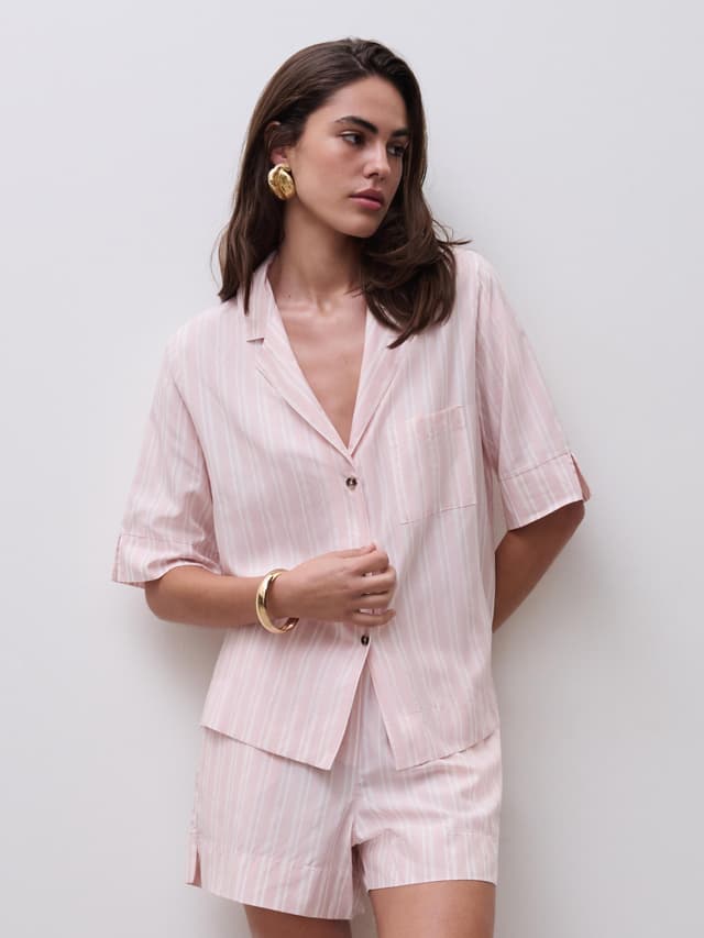 Chantelle Short - Jacquard Pink - Myth