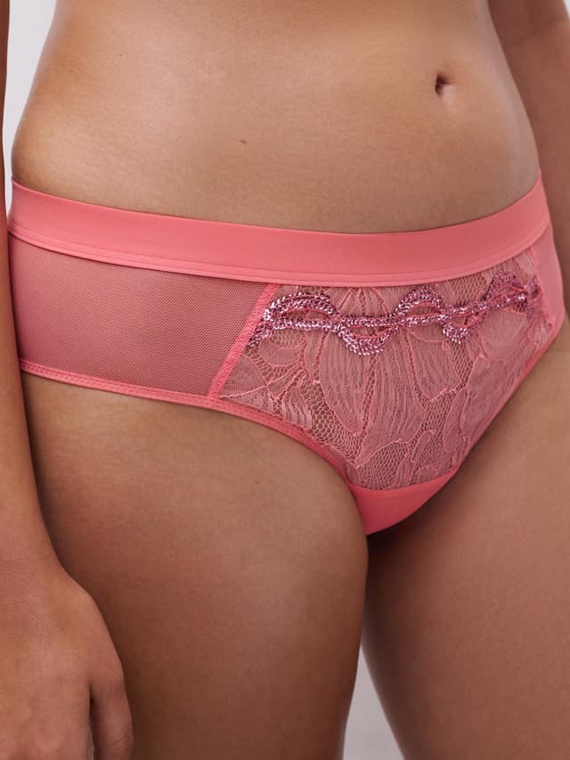 Chantelle Shorty Dégagé - Pamplemousse - Xtravagant