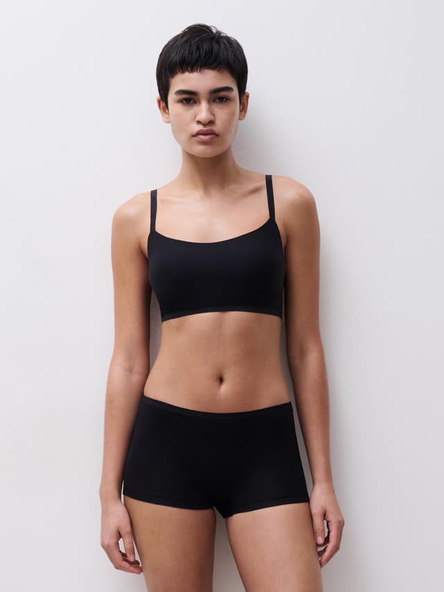 Chantelle Shorty - Noir - Basic Cotton