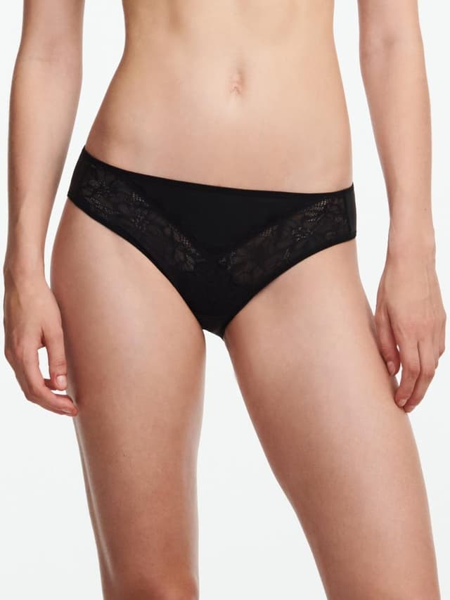 chantelle Slip évolutif - Noir - Floral Touch