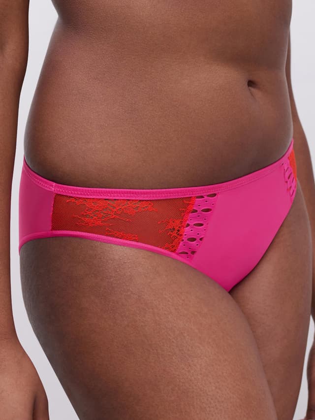 Chantelle Slip - Flamme / Rose Pitaya - Poison