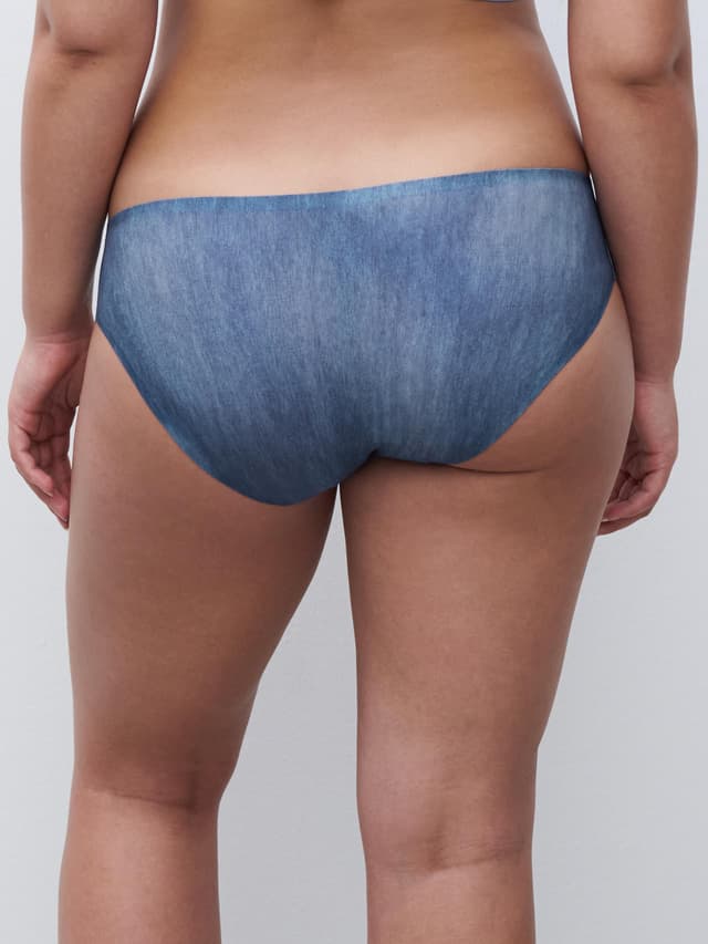 Chantelle Slip - Imprimé Denim Bleu - SoftStretch