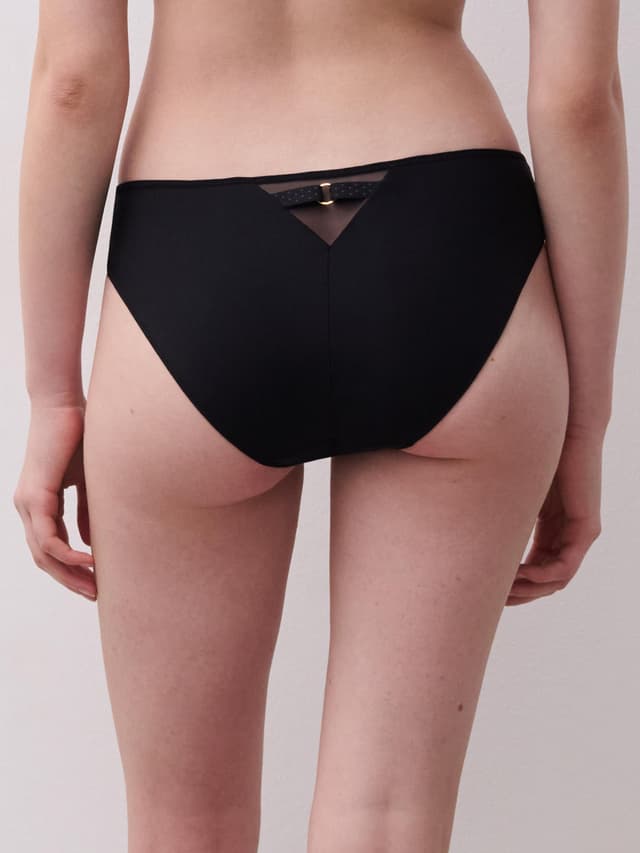 Chantelle Slip - Noir - Fleurs