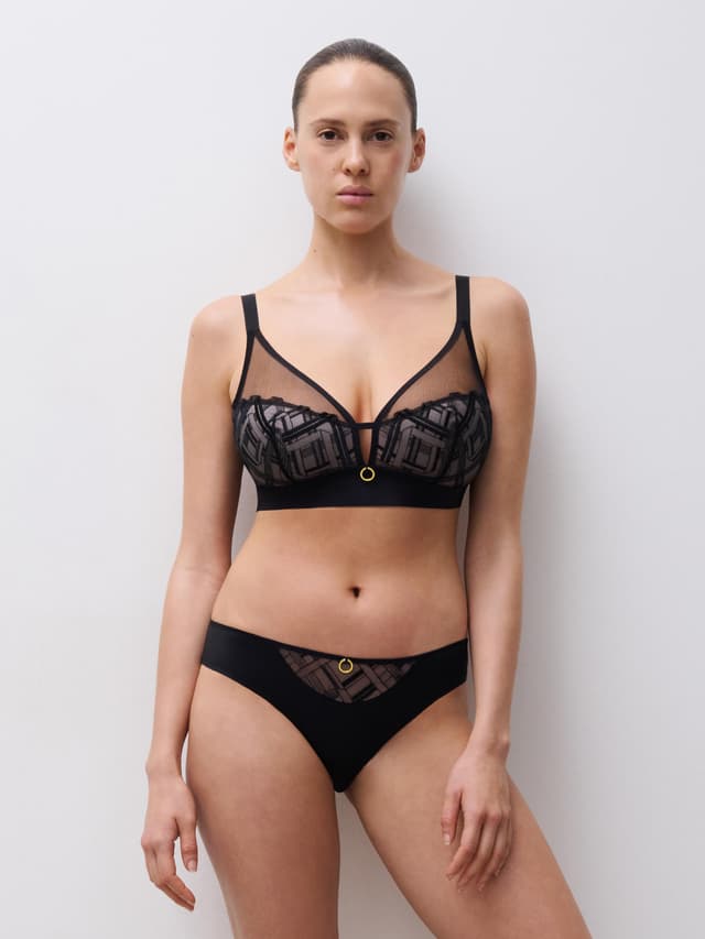 Chantelle Slip - Noir - Graphic Support