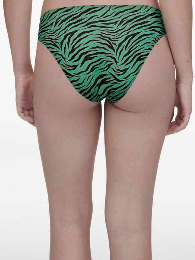 Chantelle Slip - Zèbre Emeraude - Pulpies