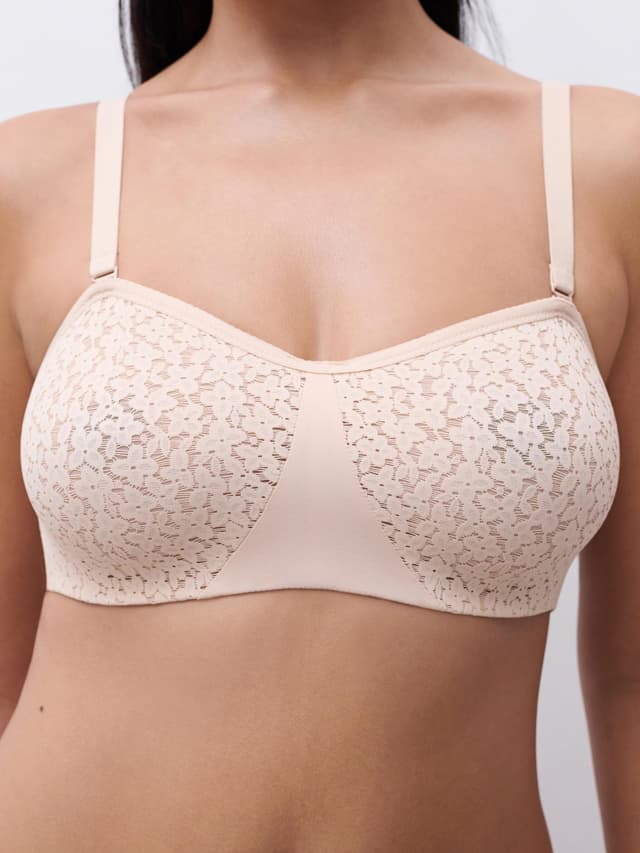 Chantelle Soutien-gorge Bandeau - Beige Doré - Norah