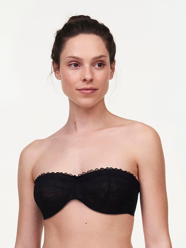 chantelle Soutien-gorge bandeau - Noir - Pila
