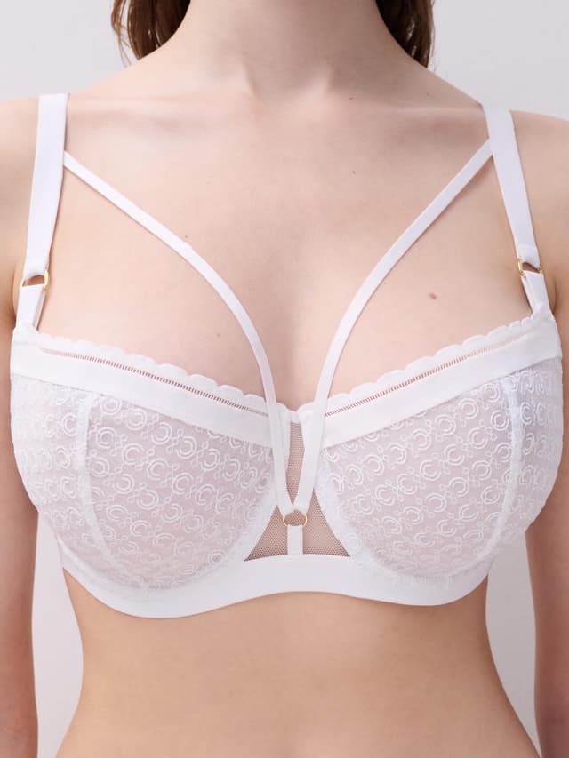 Chantelle Soutien-gorge Corbeille - Blanc - Monogram