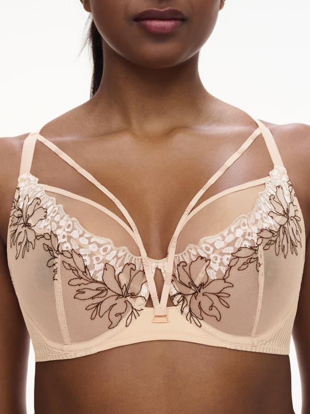 Chantelle Soutien-gorge Emboîtant - Beige / Noir - Spice