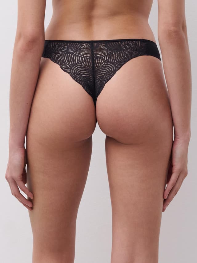 Chantelle String Dentelle - Noir - SoftStretch