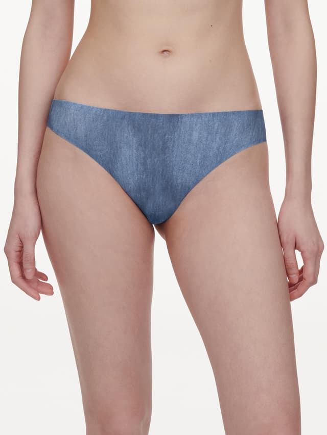 chantelle String - Imprimé Denim bleu - SoftStretch