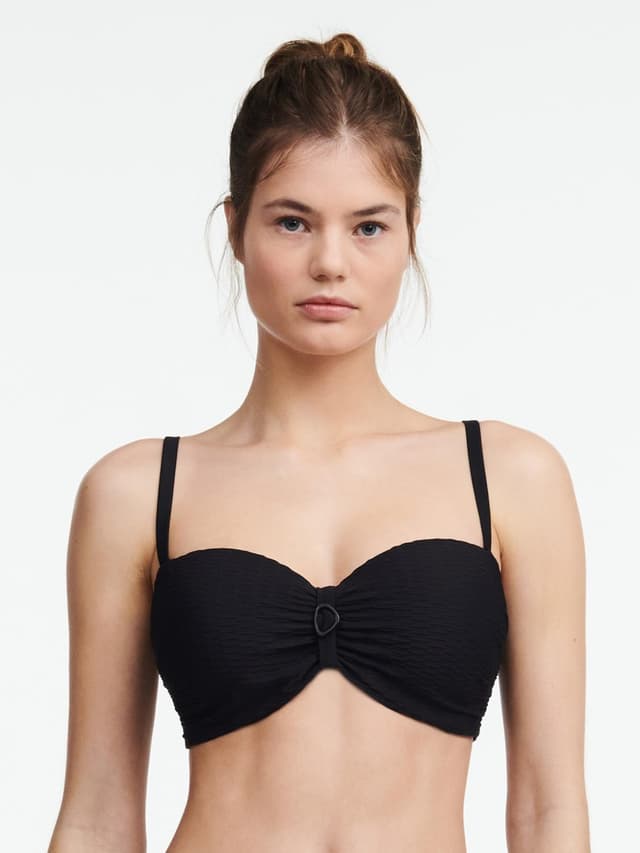 chantelle SW BRA TSHIRT BANDEAU - Noir - Bonaire