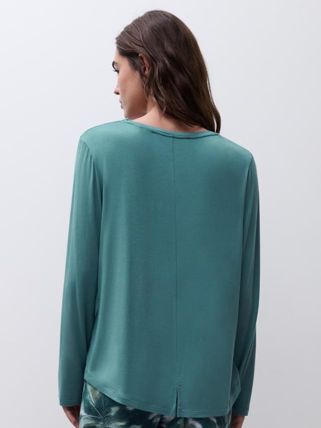 Chantelle T-shirt Manches Longues - Paon - Yara