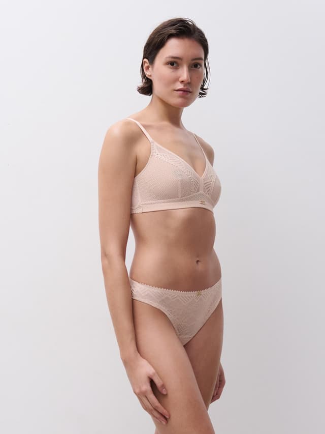 Chantelle Tanga - Beige Doré - Origins