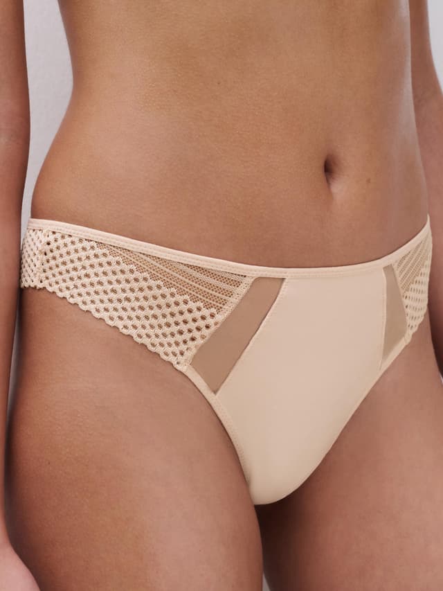 Chantelle Tanga - Beige Doré - Play