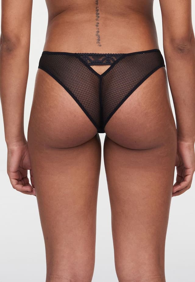 Chantelle Tanga - Noir - Olivia