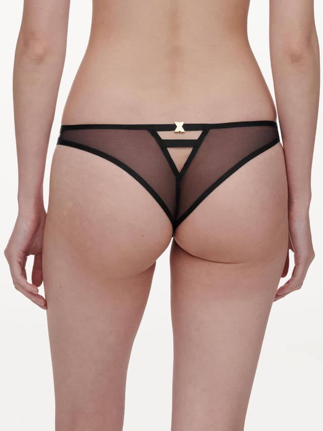 Chantelle Tanga - Noir Pailleté - Genesis